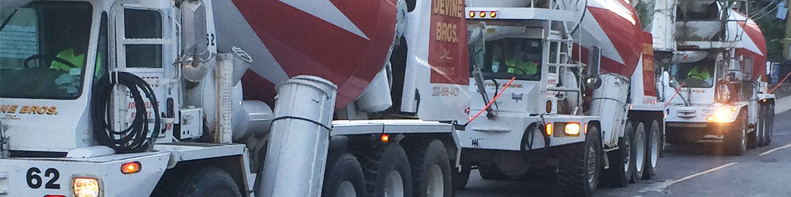 Up Close of Cement Trucks | Cement Westport | Concrete Supplies Norwalk