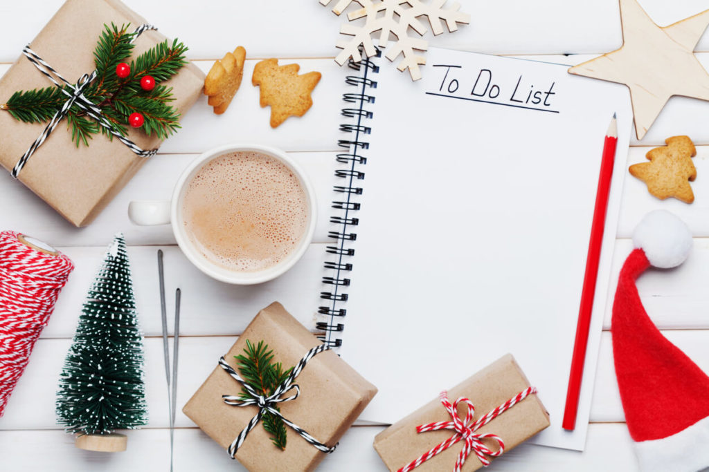 Holiday to do list